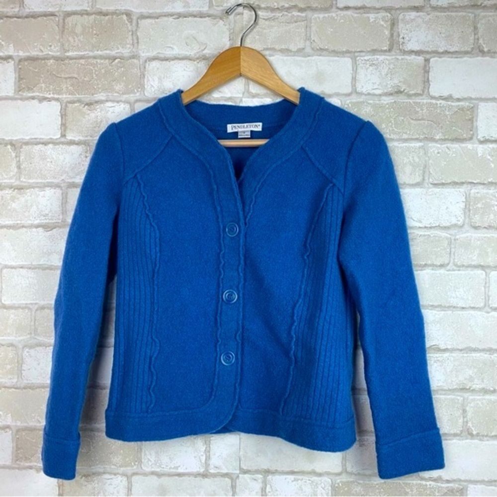 Pendleton Merino Wool Button Down Sweater Size S